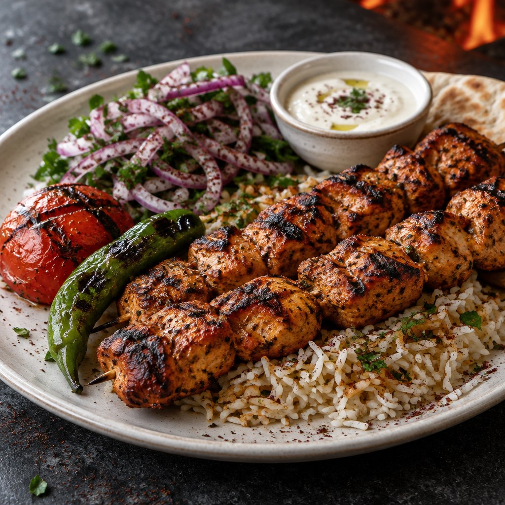 Chicken Shish Tawook Plate