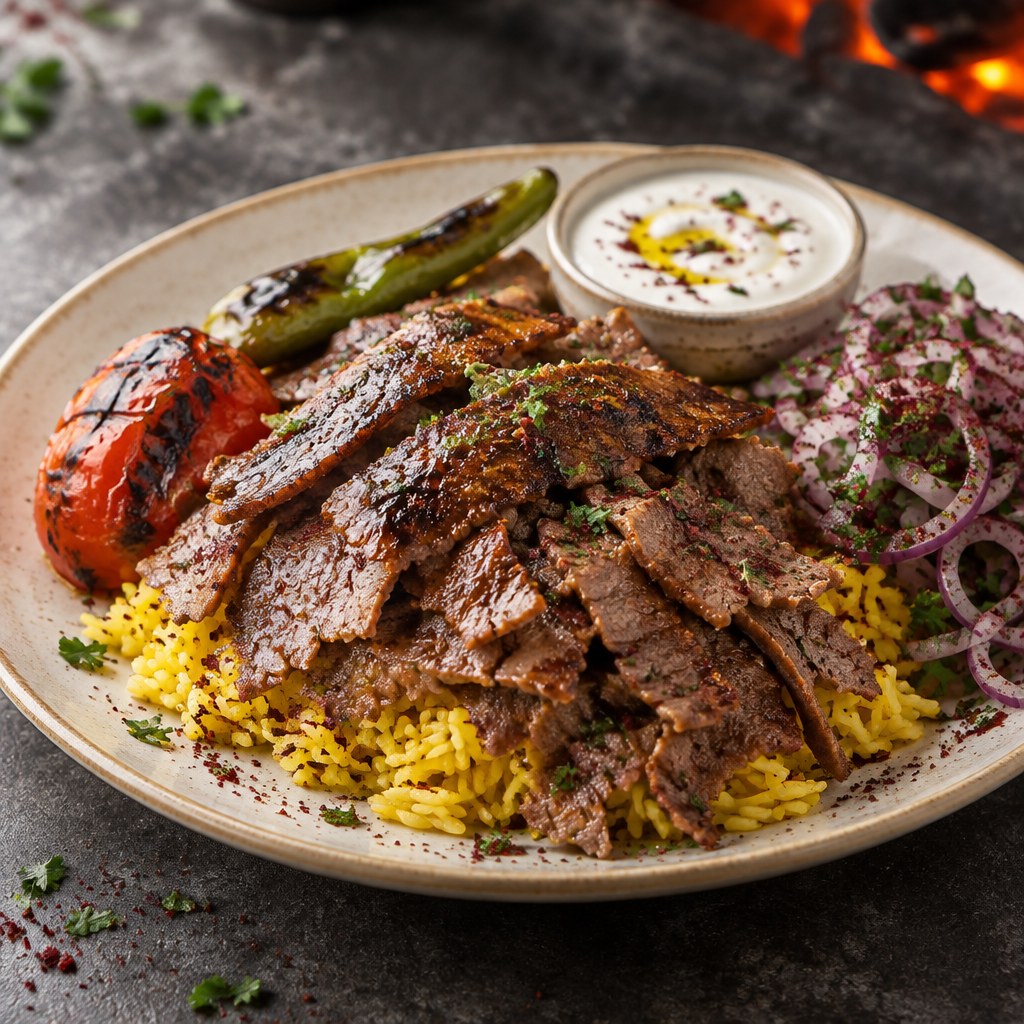 Doner with Rice Plate