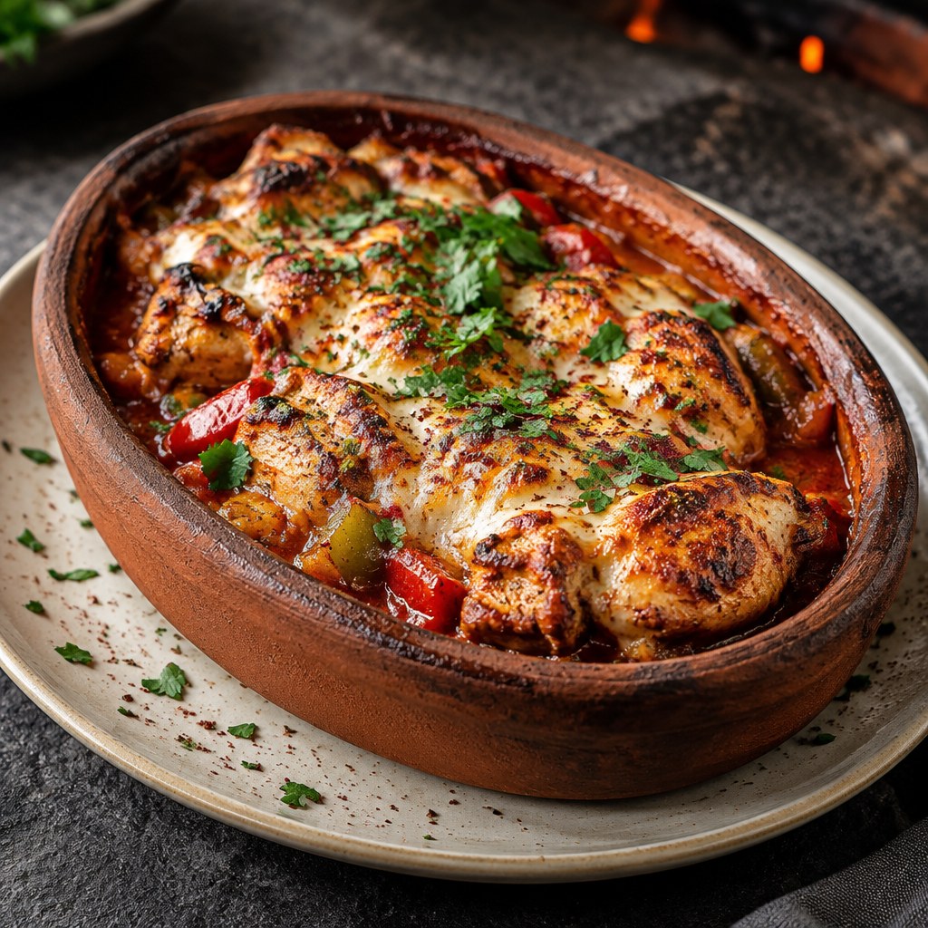 Fukhara Chicken with Cheese
