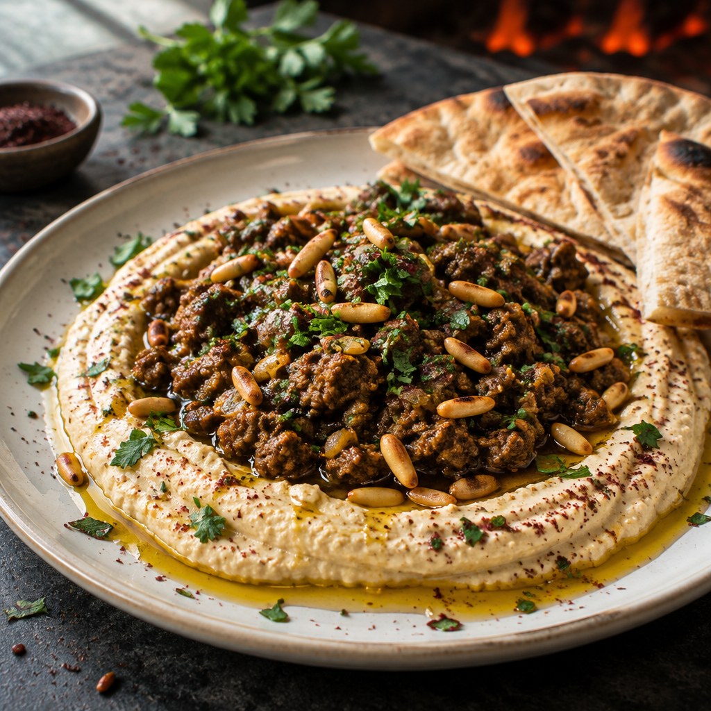 Hummus with Meat